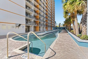 Indoor pool, outdoor pool - Landmark 838- Oceanfront 1BR-Indoor/Outdoor Pools (Myrtle Beach)