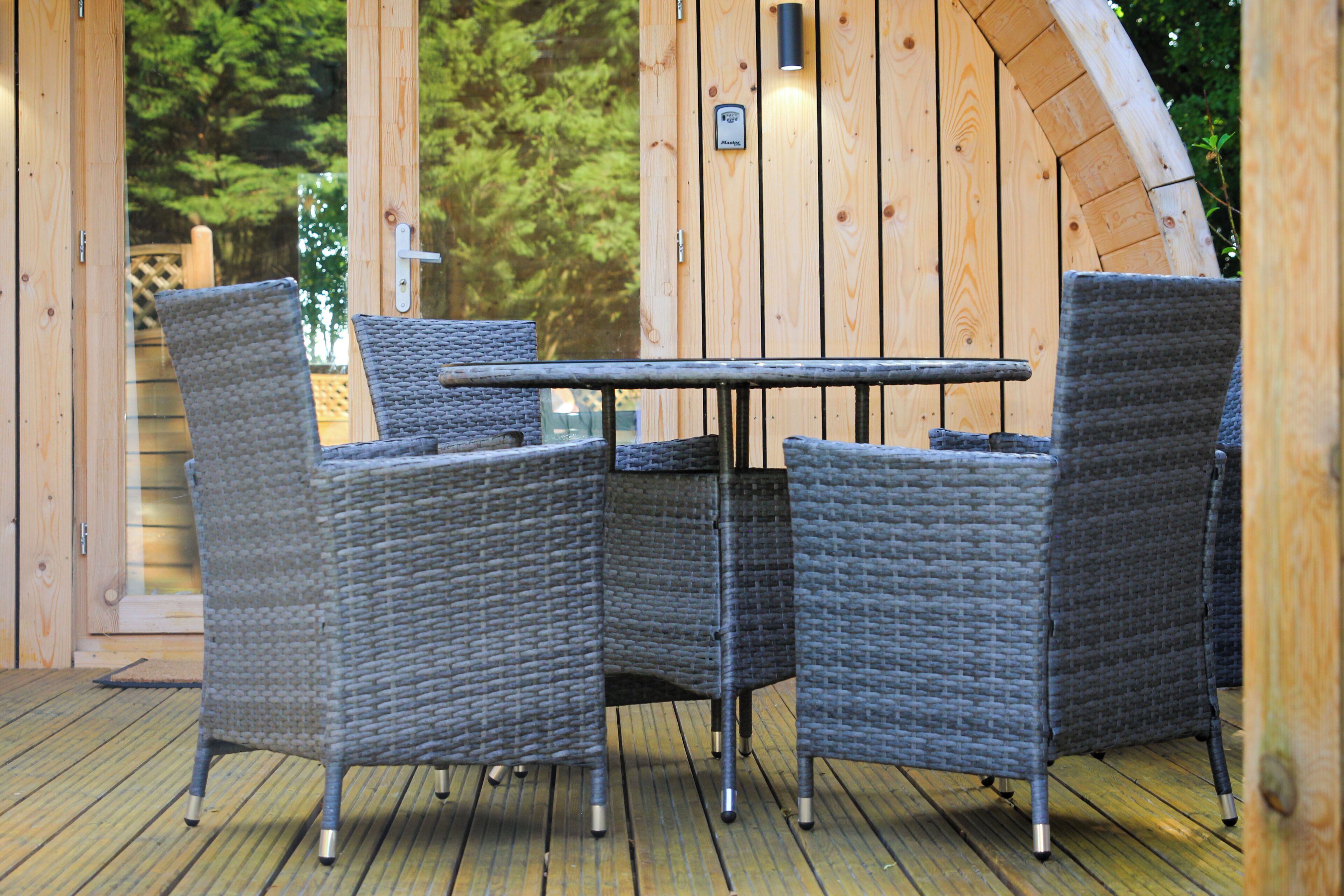 Opções para refeição ao ar livre