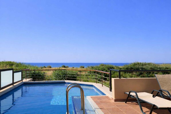 Classic Villa, 2 Bedrooms, Private Pool, Sea View | View from property - Corali Villas  (Kamisiana)