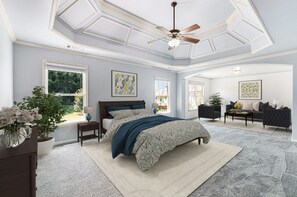 5 bedrooms, WiFi, bed sheets - Spacious 5 Bedroom House. Perfect for Groups & Getaways in quaint Lawrenceville (Lawrenceville)