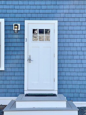 Exterior detail - Peregrine`s Perch in Downtown Bar Harbor (Bar Harbor)