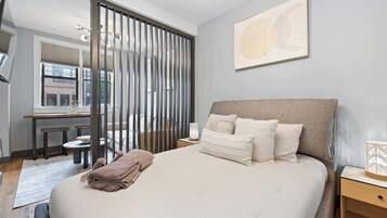 Iron/ironing board, travel cot, WiFi, bed sheets