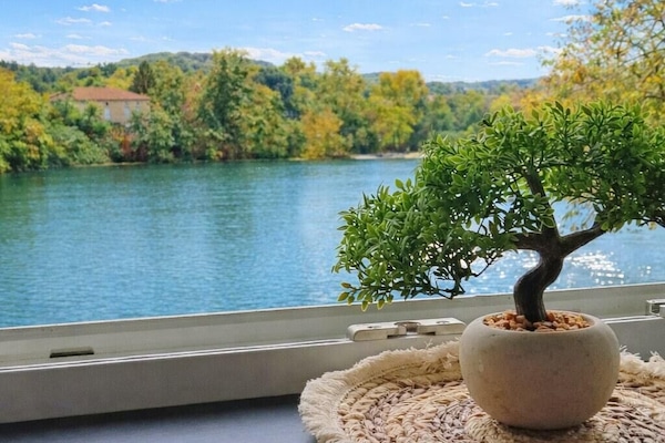 Blick von der Unterkunft