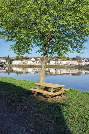 Property grounds - One-bedroom apartment by the Lot River – sport and relaxation (Clairac)