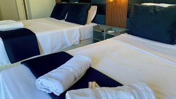 1 quarto, Wi-Fi de cortesia, roupa de cama