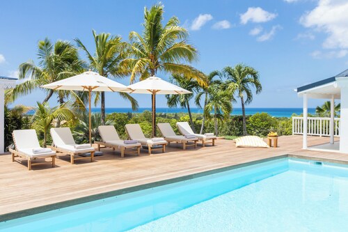 Villa Coco Paillette -  Luxury 4-Bed Pool & Sea View, Terres Basses, St. Martin