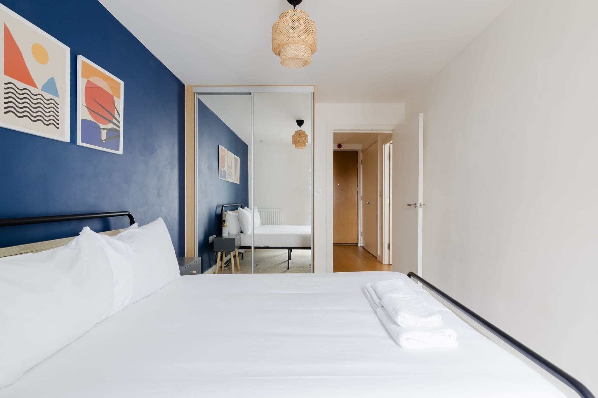 1 bedroom, iron/ironing board, Internet, bed sheets