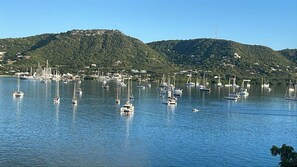 Marina - Amazing views in a Peaceful 2-bedroom Apt.
overlooking charming Falmouth Harbour (St. Johns)