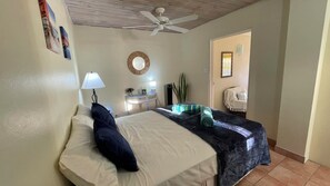 Iron/ironing board, WiFi, bed sheets - Amazing views in a Peaceful 2-bedroom Apt.
overlooking charming Falmouth Harbour (St. Johns)