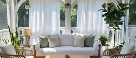 Smart TV, fireplace, video games, computer monitors