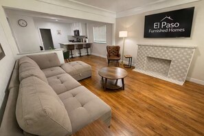 Living area - Work-Friendly 2BR Retreat (El Paso)