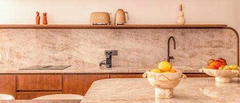 Apartment | Private kitchen | Fridge, oven, stovetop, dishwasher