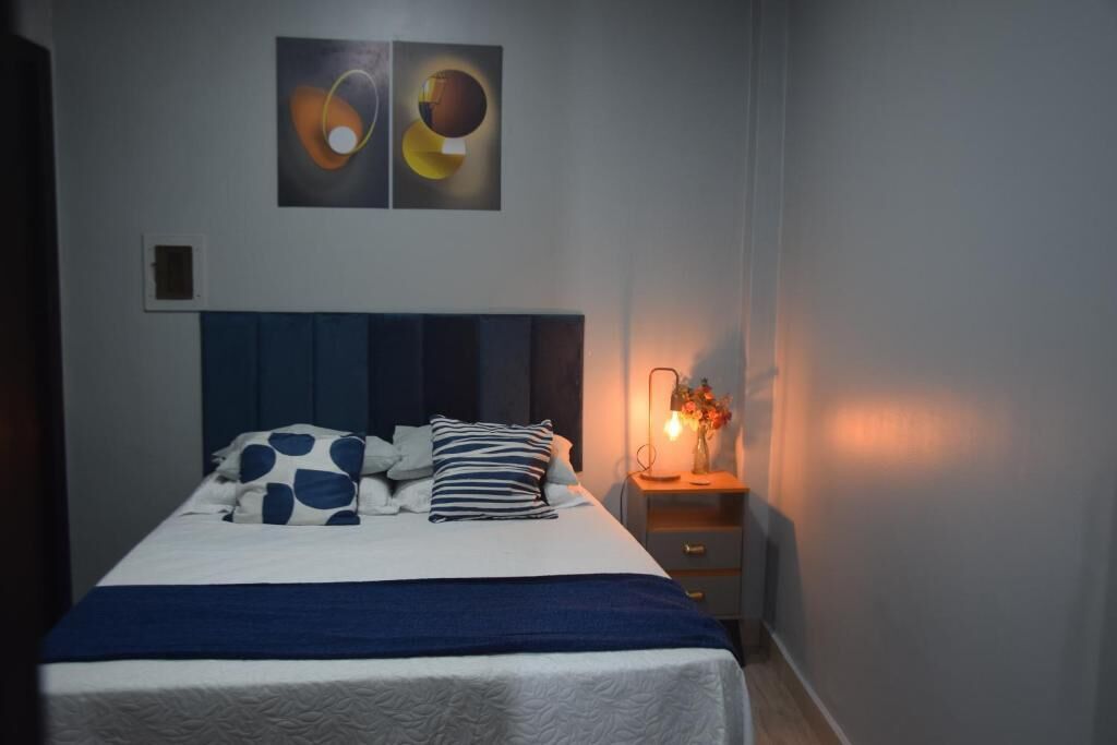 Blackout curtains, iron/ironing board, free WiFi