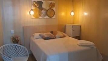 Blackout curtains, iron/ironing board, free WiFi