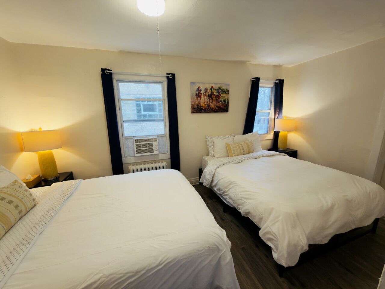 2 bedrooms, desk, iron/ironing board, WiFi (free)