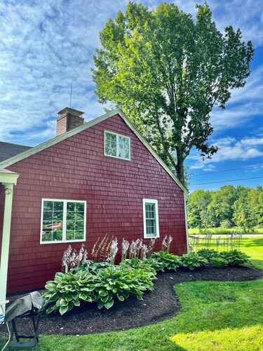 Historic Maine Farmhouse on 14 Acres – Fireplaces, Forest, Dark Skies