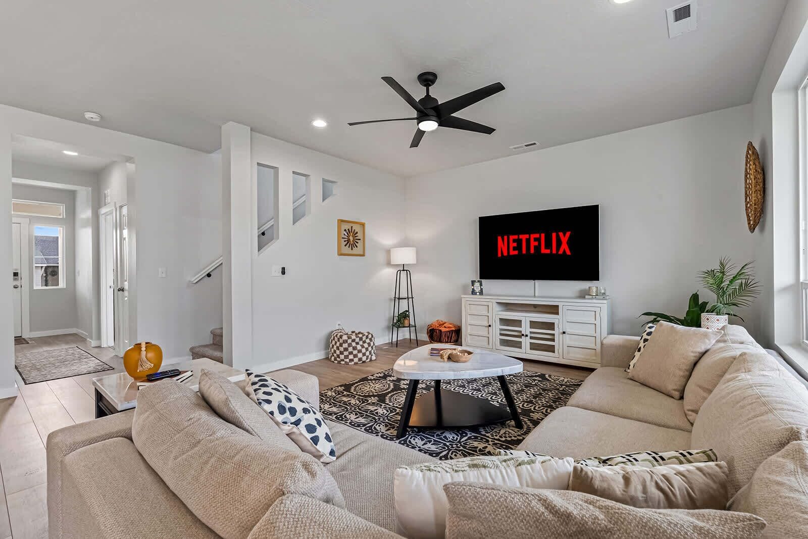 TV, video games, offices