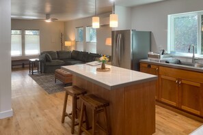 Interior - Serene, renovated  home on 3 acres - close to hiking trails, redwoods, & beach (Arcata)