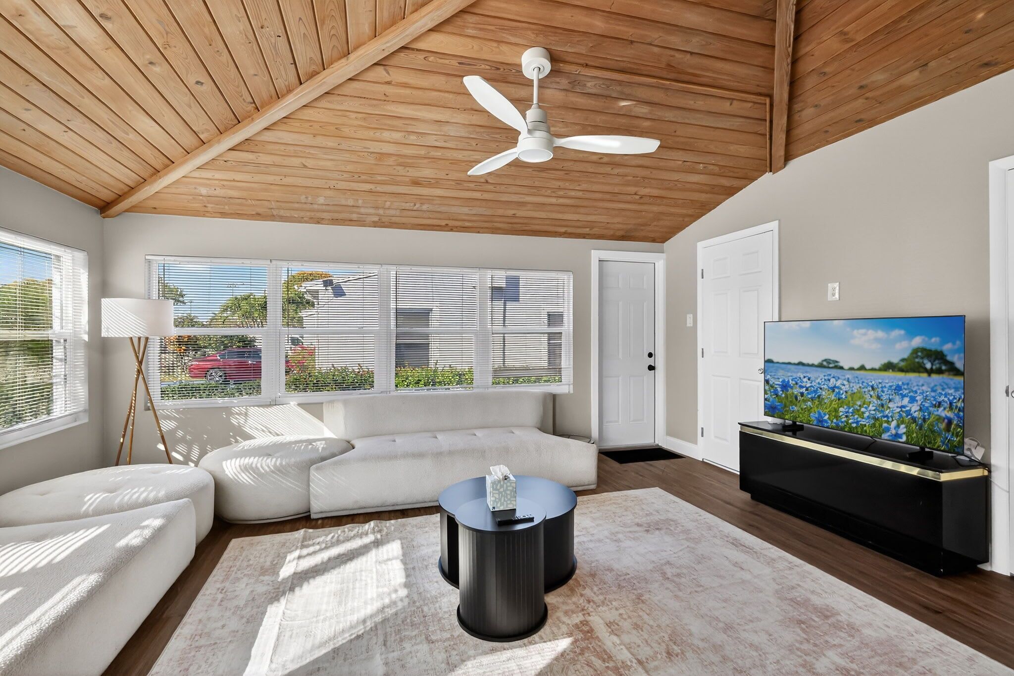 Televisión y oficina 