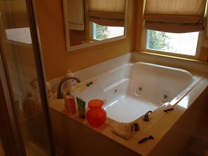 Hiustenkuivaaja, pyyhkeet, saippua, vessapaperi