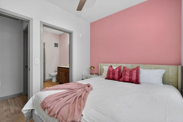 1 soveværelse, skrivebord, Wi-Fi, sengetøj