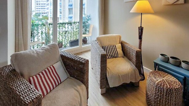 Living area - Superbe appartement vue mer (Dunkerque)