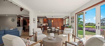 Kauai Modern Luxury •Near Beach •A/C •Golf Views •WiFi •Huge Kitchen •Sleeps 12