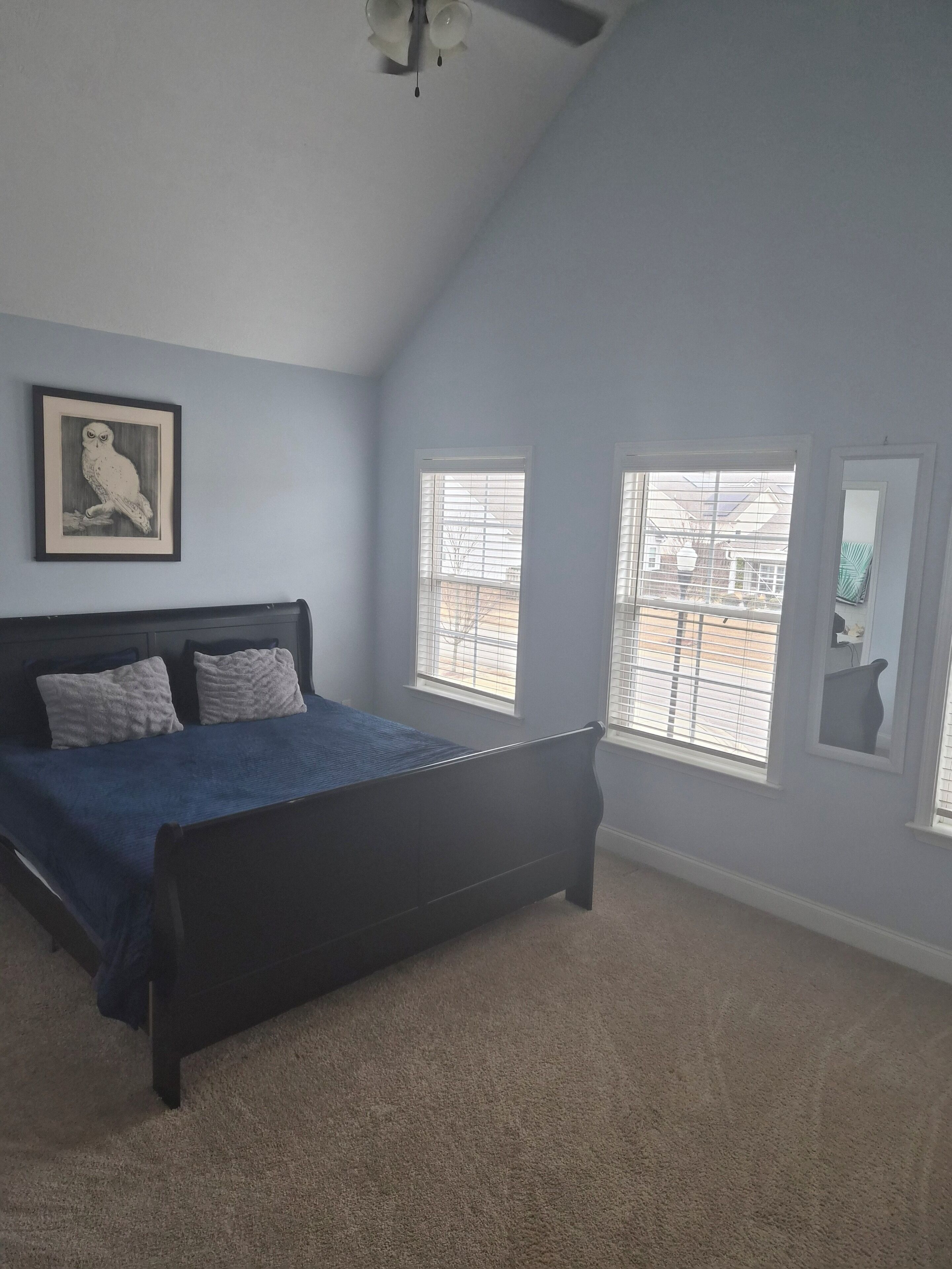 3 slaapkamers, een strijkplank/strijkijzer, gratis wifi, beddengoed