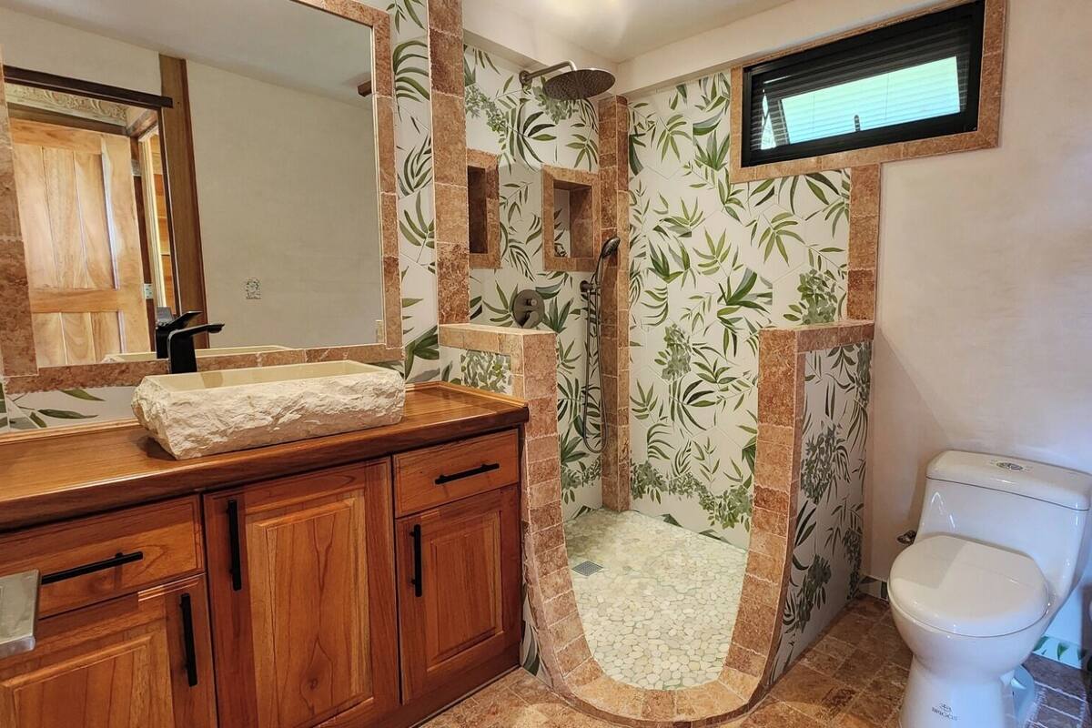 Luxury-Ferienhütte, Bergblick | Badezimmer