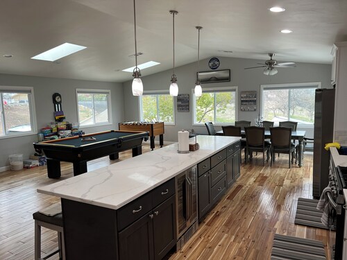 Spacious 5-bedroom estate w/3 full bathrooms; remodeled on 4 acres, in La Grange