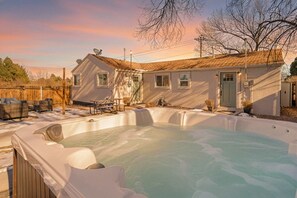 Terrace/patio - Prospect Place! Steps to Prospect Lake w/ Hot Tub (Colorado Springs)