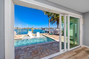 Pool - Waterfront Pool Home Fishing Dock Walk To Beach (Indian Rocks Beach)
