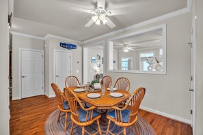 Dining - A Southern Mountain Retreat with Fireplace in Vilas NC.  (Vilas)