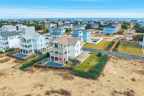 Exterior - Summer Moon | 1,615 ft to the beach | Private Pool, Hot Tub, and Dog Friendly (Corolla)