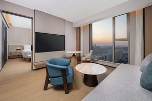 Suite, 1 kingsize bed | Woonkamer