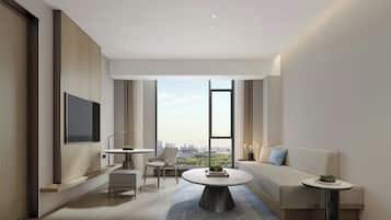 Suite, 1 cama de matrimonio grande | Salón