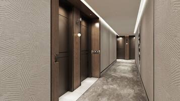 Minibar, individuelt dekorert, individuelt innredet og skrivebord