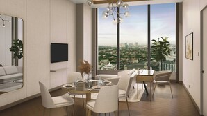 Căn hộ, 1 phòng ngủ, hút thuốc, quang cảnh thành phố