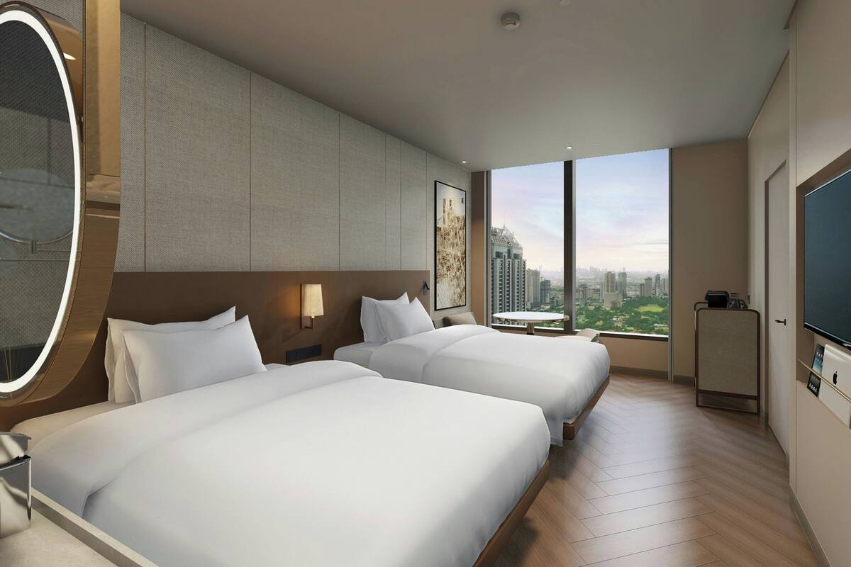 Superior Room, 2 Double Beds, City View