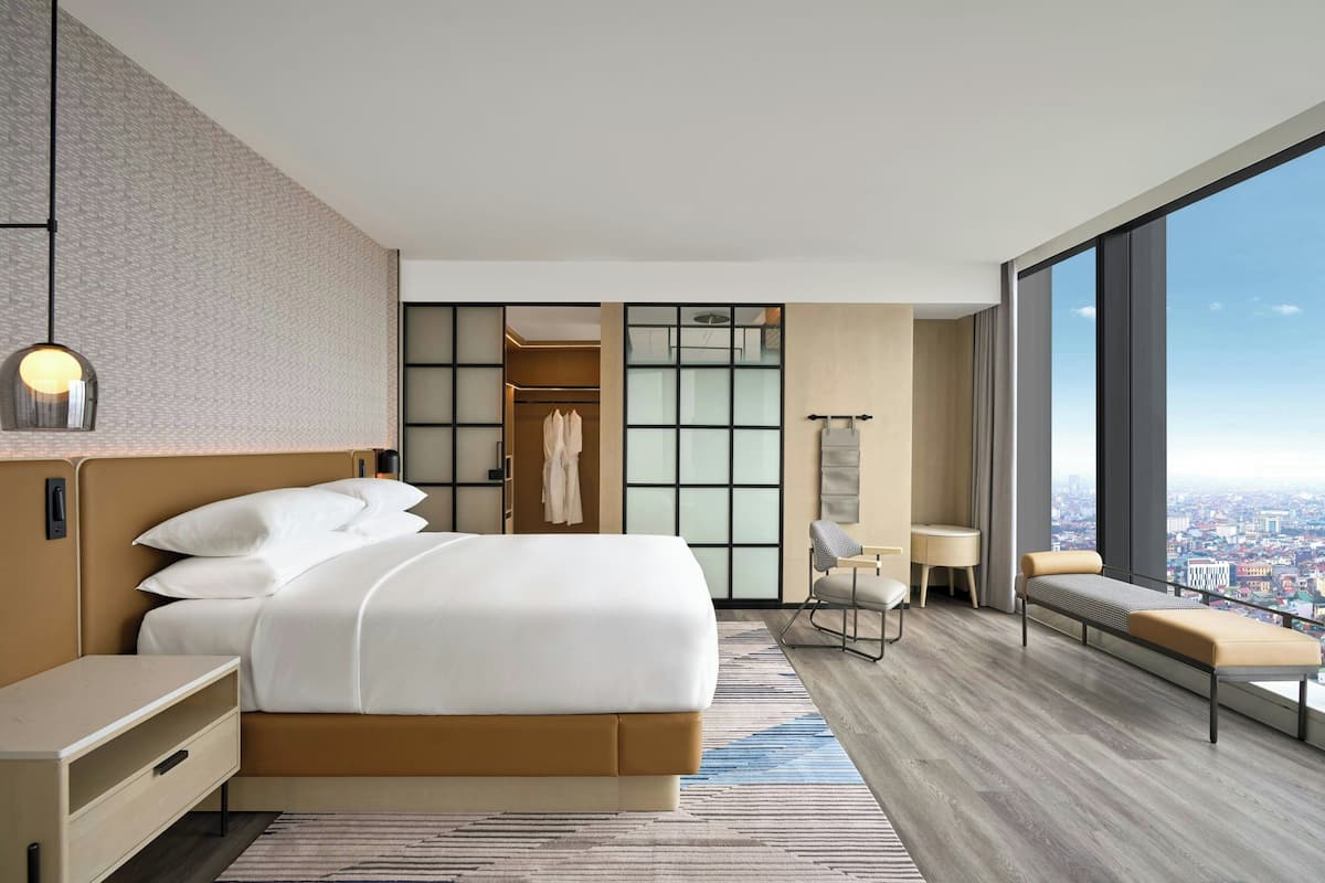 Suite – executive, 1 soverom, byutsikt | Minibar, wi-fi (inkludert) og sengetøy