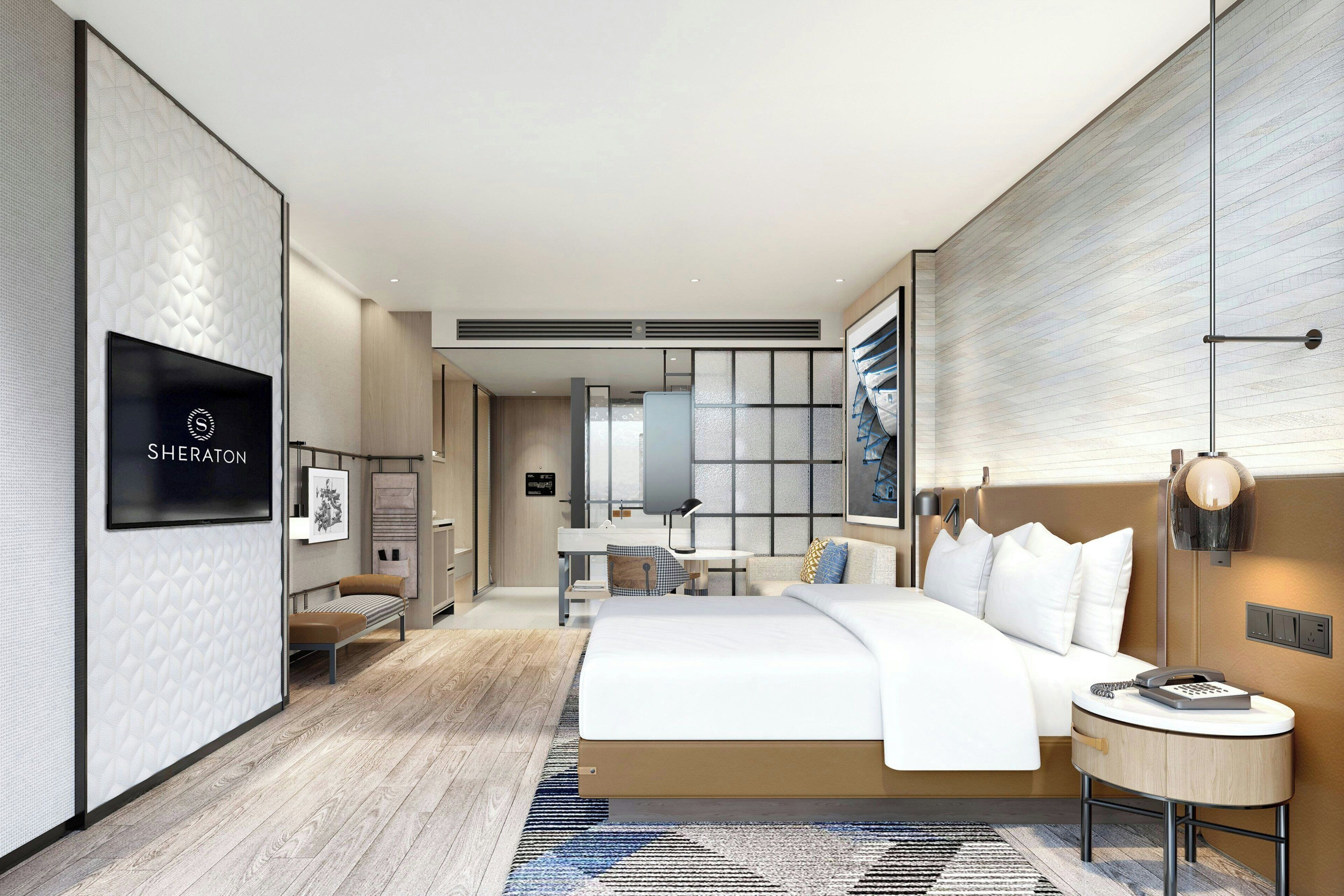 ห้องพัก, เตียงคิงไซส์ 1 เตียง, วิวเมือง