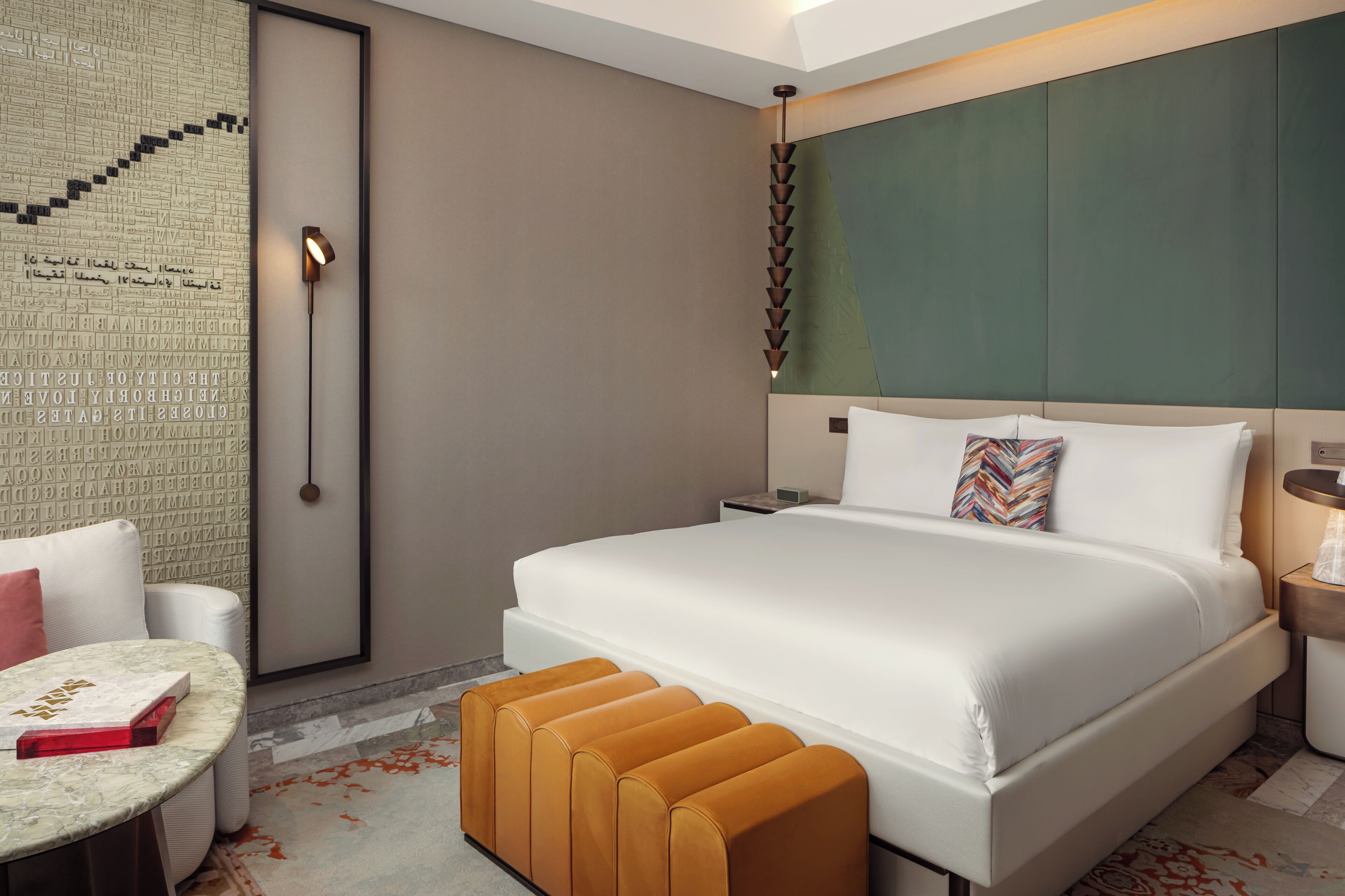 Habitación superior, 1 cama de matrimonio grande, vistas a la ciudad