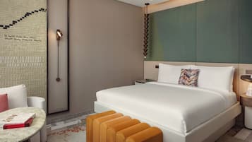 Habitación superior, 1 cama de matrimonio grande, vistas a la ciudad