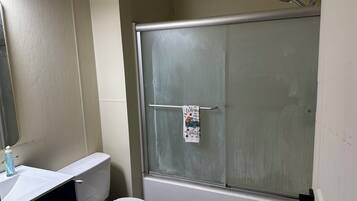 Towels, soap, toilet paper