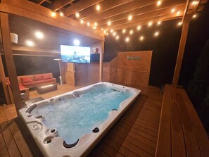Unclassified image, 2 of 53, button - Hot Tub House Near Nashville - Gym, Game Room, Basketball Hoop (Ashland City)