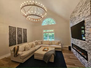 Unclassified image, 3 of 53, button - Hot Tub House Near Nashville - Gym, Game Room, Basketball Hoop (Ashland City)