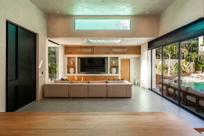 TV, stereo - Casa W - Resort Style 8 bedroom Villa with 2 Pools (Tulum)