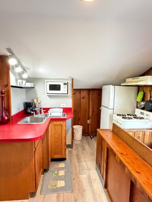 Microwave, oven, stovetop