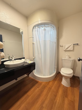 Towels, soap, shampoo, toilet paper. Shasta Vista Inn & Suites