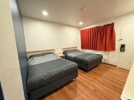 Standard Room, 2 Double Beds, Non Smoking | Laptop workspace, iron/ironing board, free WiFi